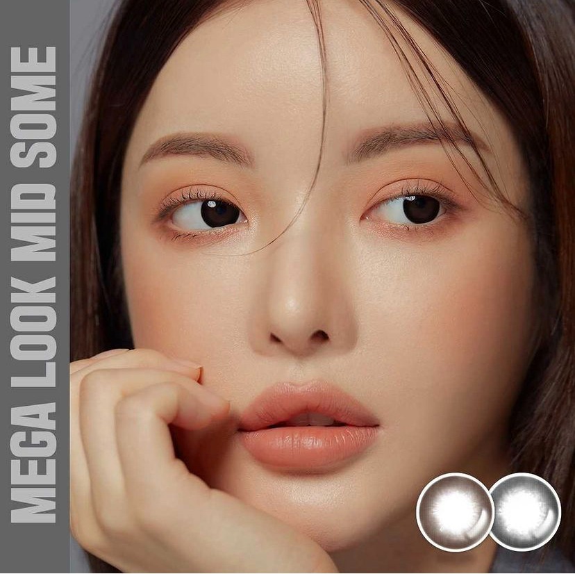 [預訂][月拋] LENSME Mega Look Mid Some 每月拋棄彩妝隱形眼鏡｜2片