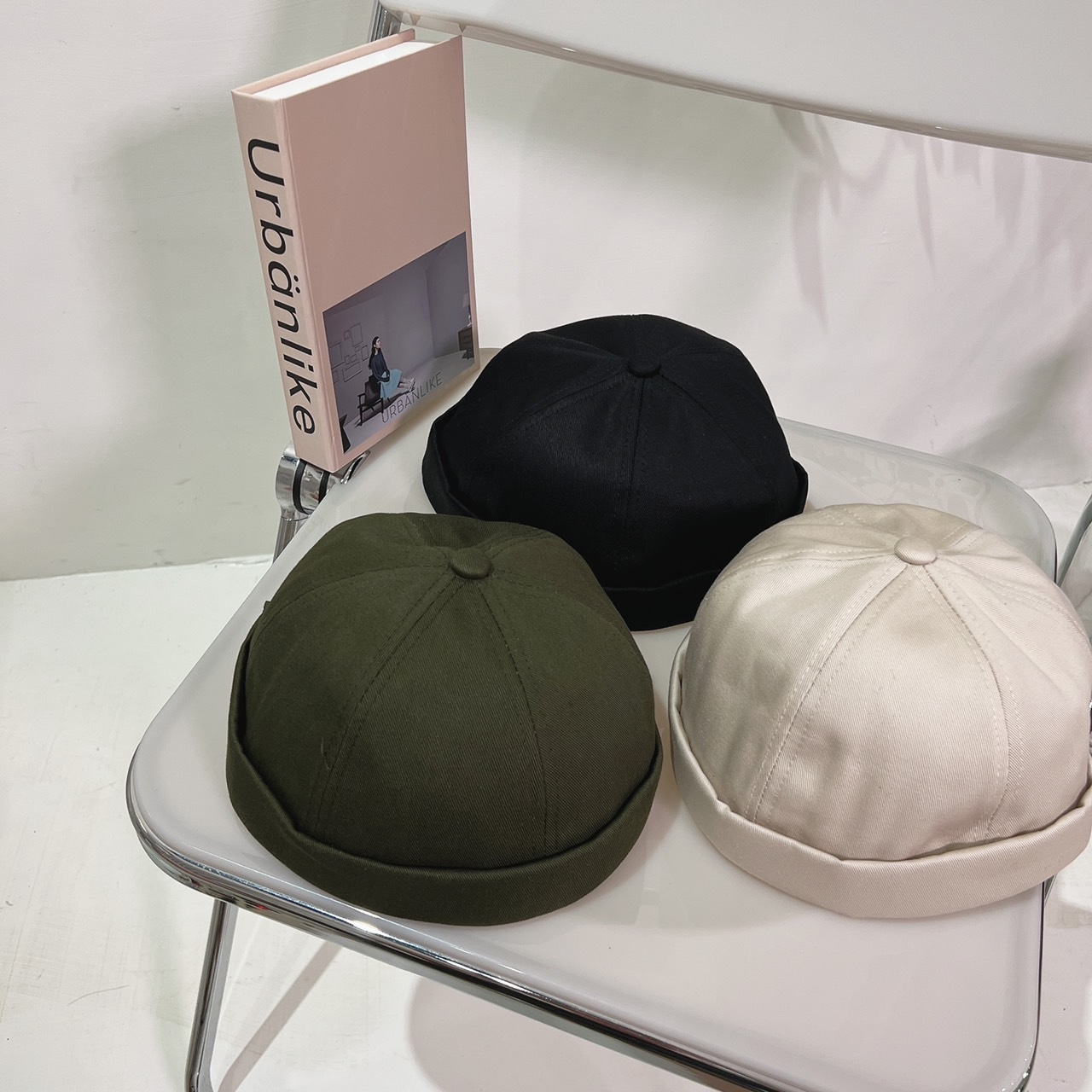 一頂素素的水兵帽/三色