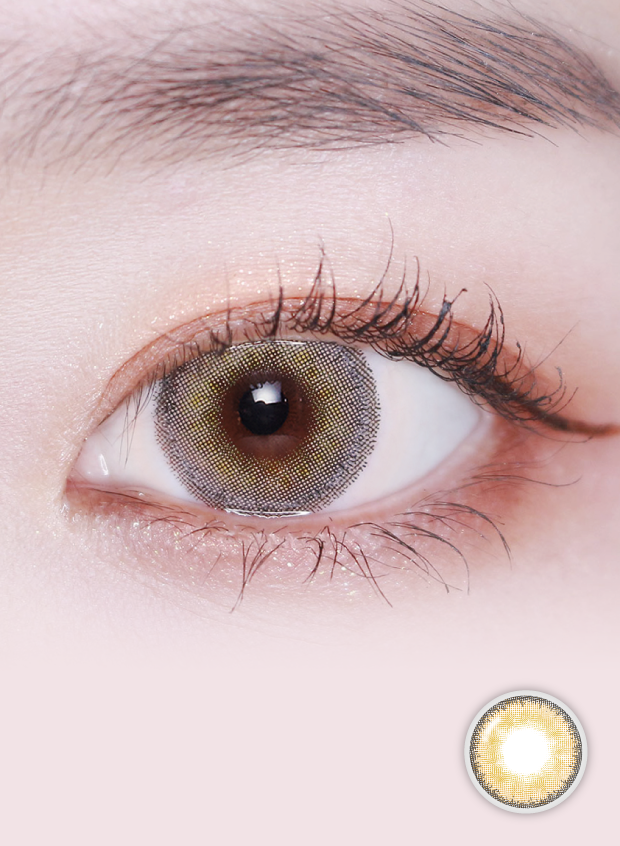 LensVery Silhouette 1 Day 日拋彩妝隱形眼鏡｜每盒10片 (Olive Brown)