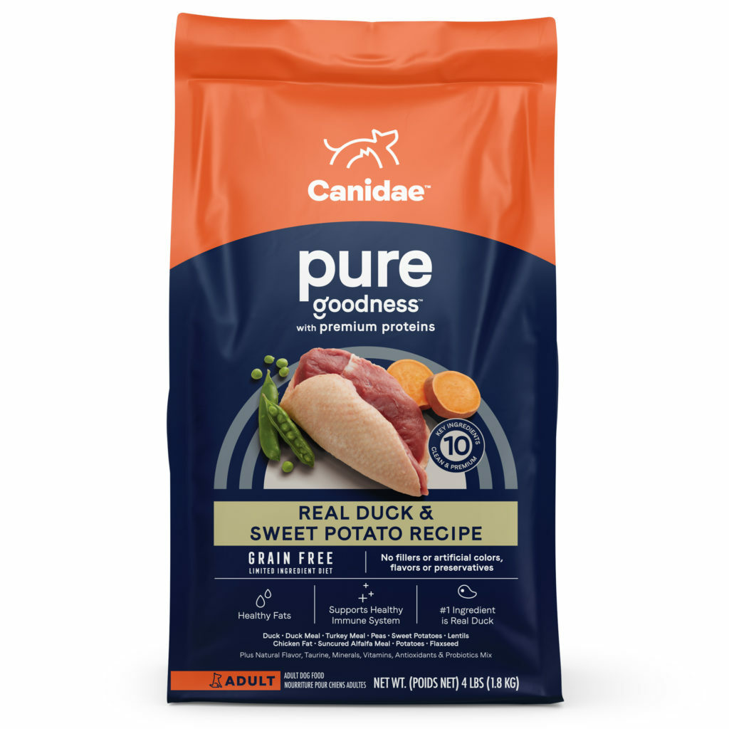 CANIDAE® PURE無穀物天際成犬配方(鴨肉&甜薯)
