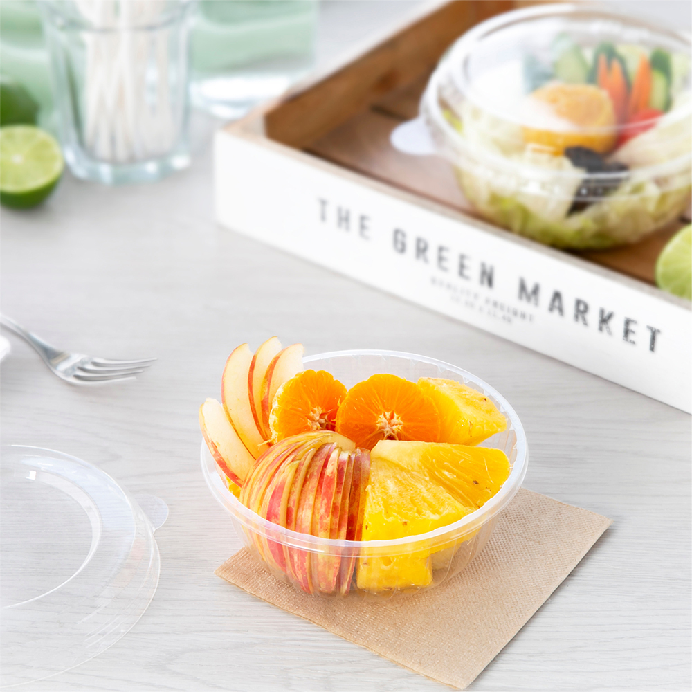 塑膠透明鑽石碗 400ml