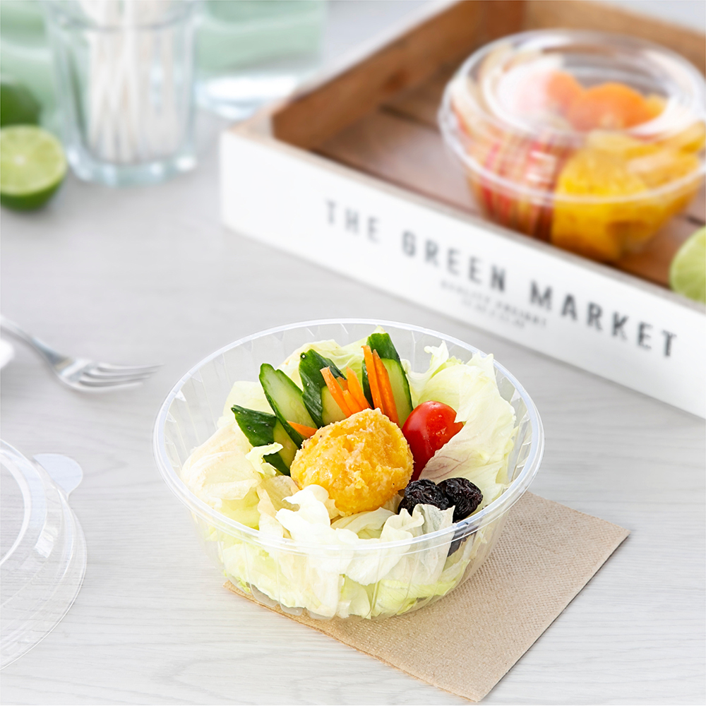 塑膠透明鑽石碗 500ml