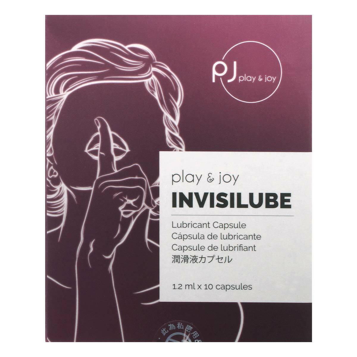 PLAY & JOY 隱形潤滑液膠囊 1.2ml 10 粒裝