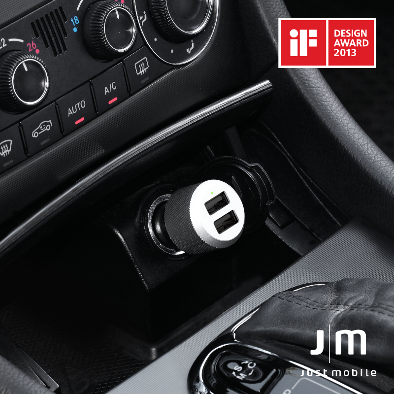 Just Mobile | Highway™ Max 雙孔鋁質車充