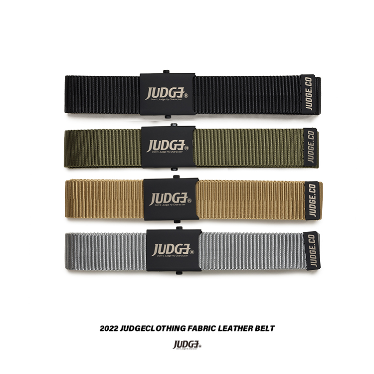 2022 JUDGE FABRIC LEATHER BELT [腰帶]
