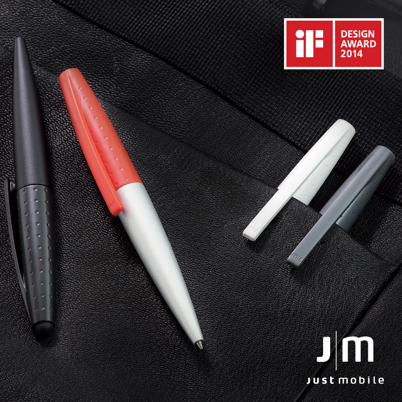 Just Mobile | AluPen™ Twist 無與倫筆2 高質感兩用觸控筆 S