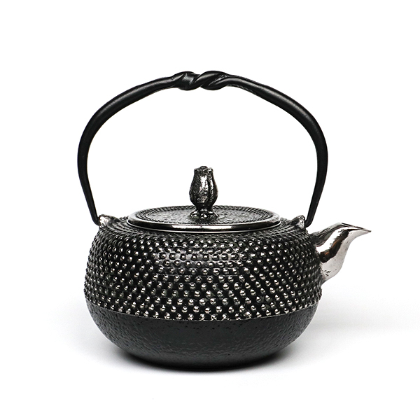 【金野和司】柚子霰 砂鐵急須 0.6L