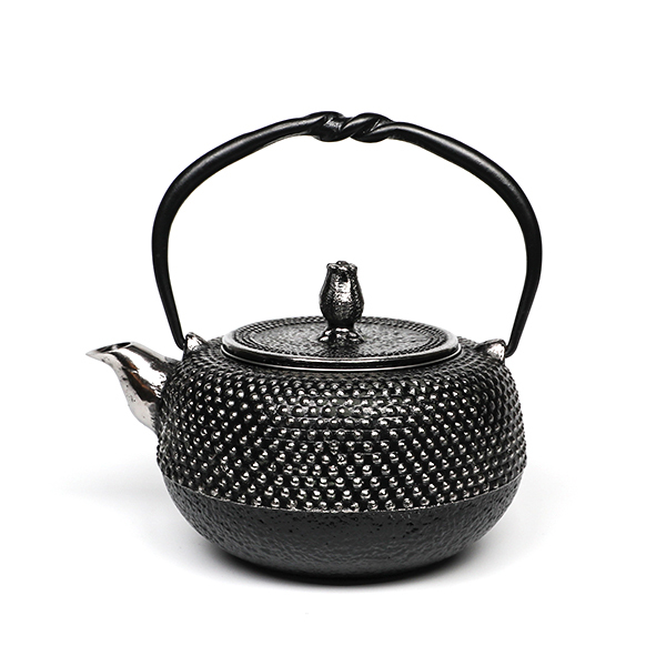 【金野和司】柚子霰 砂鐵急須 0.6L