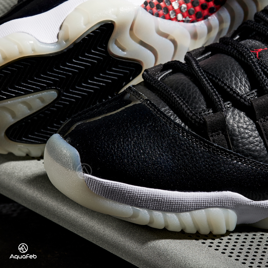 Nike Jordan 11 Retro Low 72-10 男黑大魔王AJ11 休閒鞋AV21...