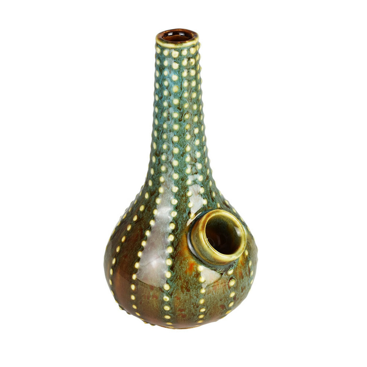 ART OF SMOKE SEA URCHIN CERAMIC BUBBLER W/ CARRY BAG