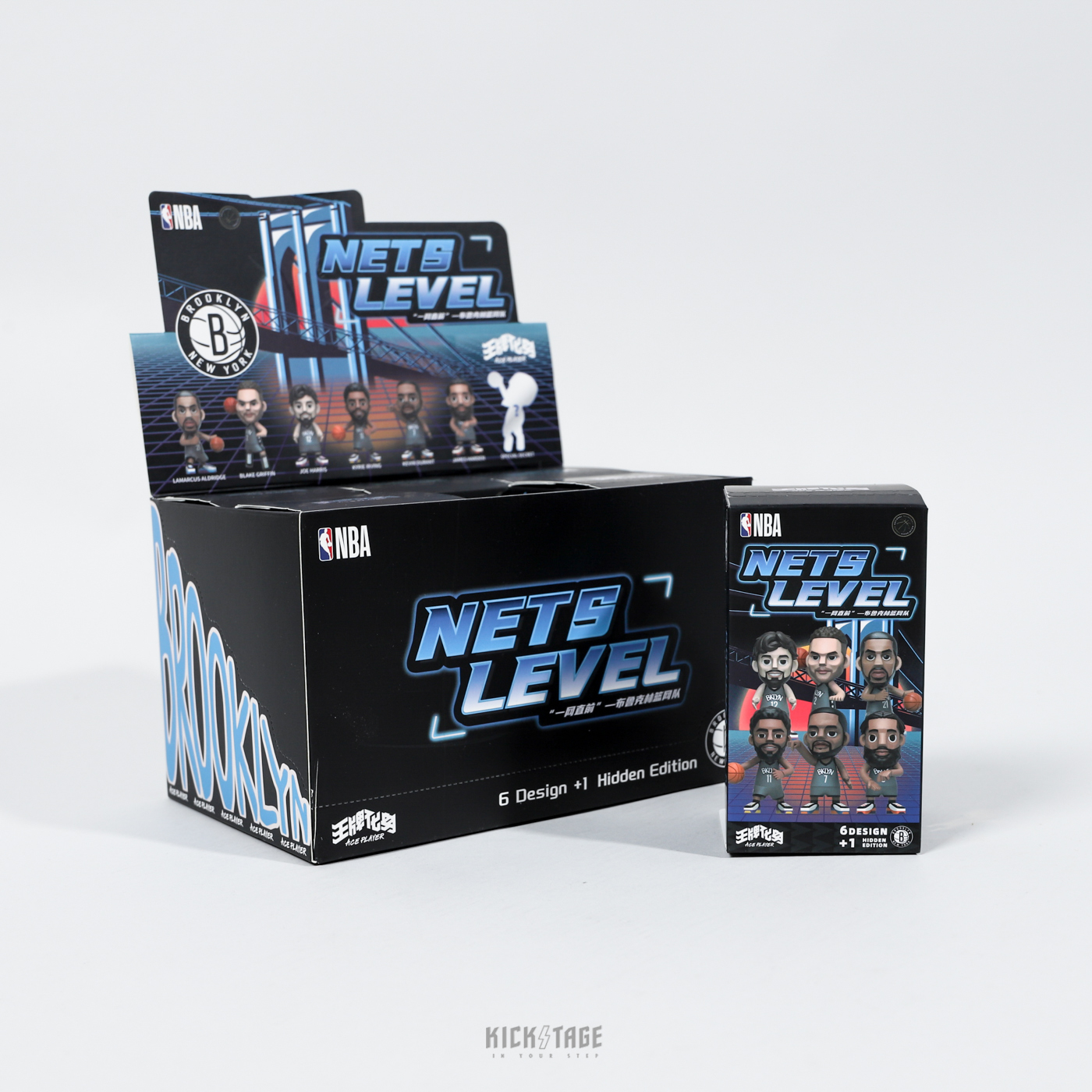 AcePlayer 王牌化身 盒抽公仔 布魯克林籃網隊 系列 KEVIN DURANT, JNMES HARDEN, KYRIE IRVING, BLAKE GRIFFIN, JOE HARRIS, LAMARCUS ALDRIDGE【APNBA-BN01A】