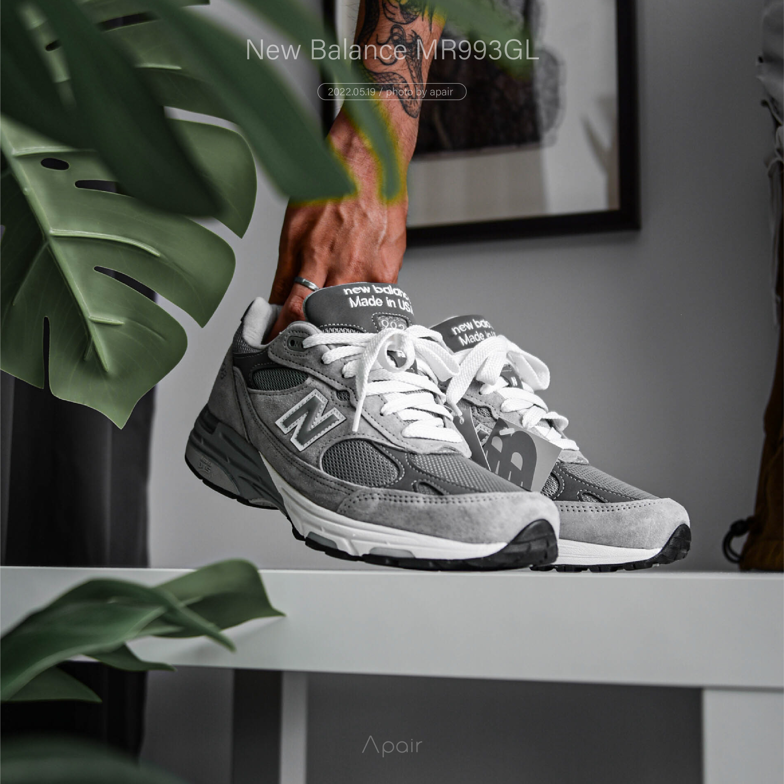 【APAIR】預購 New Balance MR993GL  元祖灰 男尺