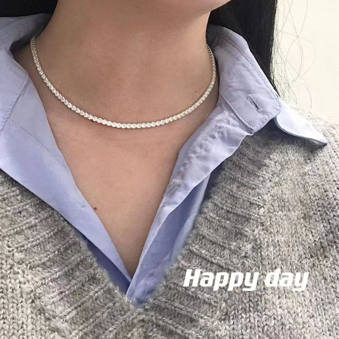 韩国Happy day饰品 通体纯银 闪闪亮亮