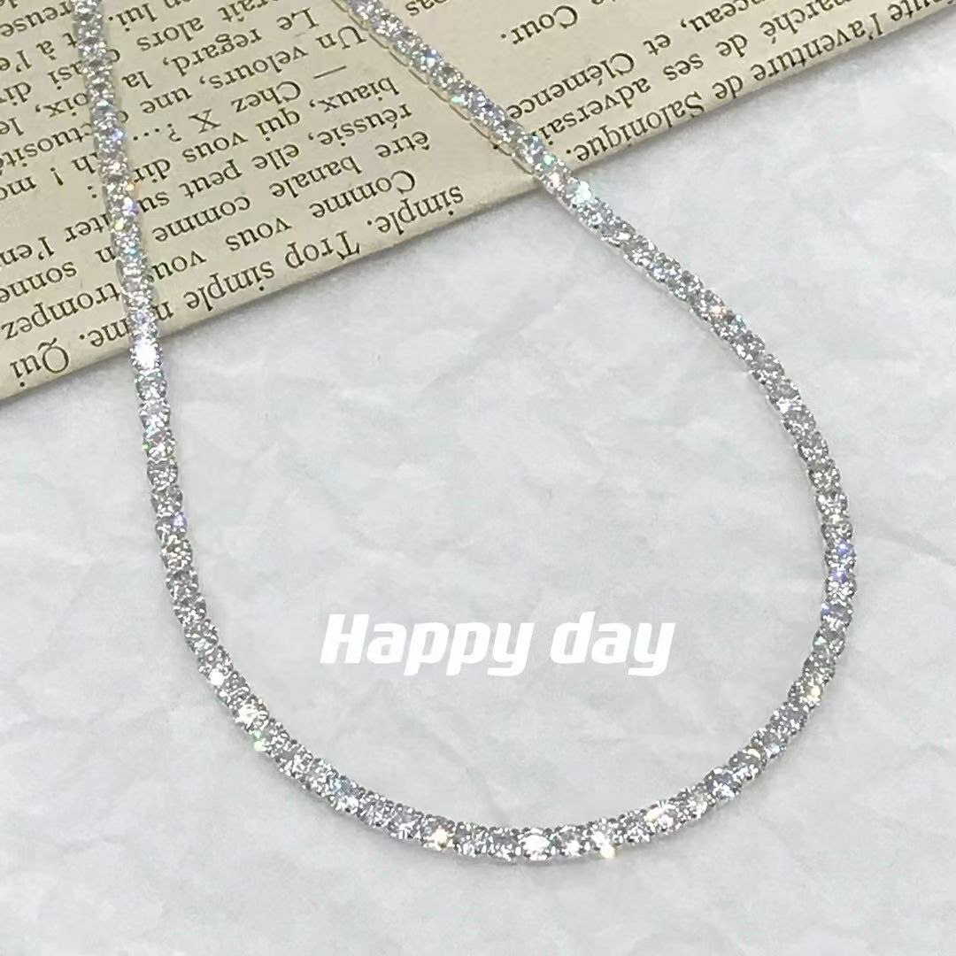 韩国Happy day饰品 通体纯银 闪闪亮亮