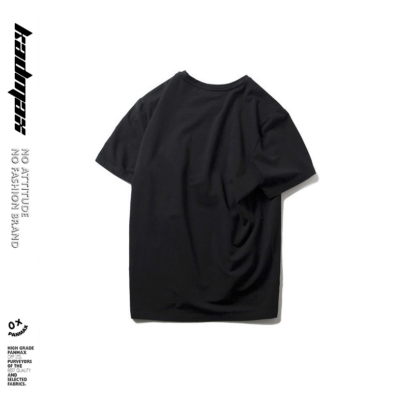 KADMAX大尺碼-潮牌純色短袖T恤〈ASTS0000〉