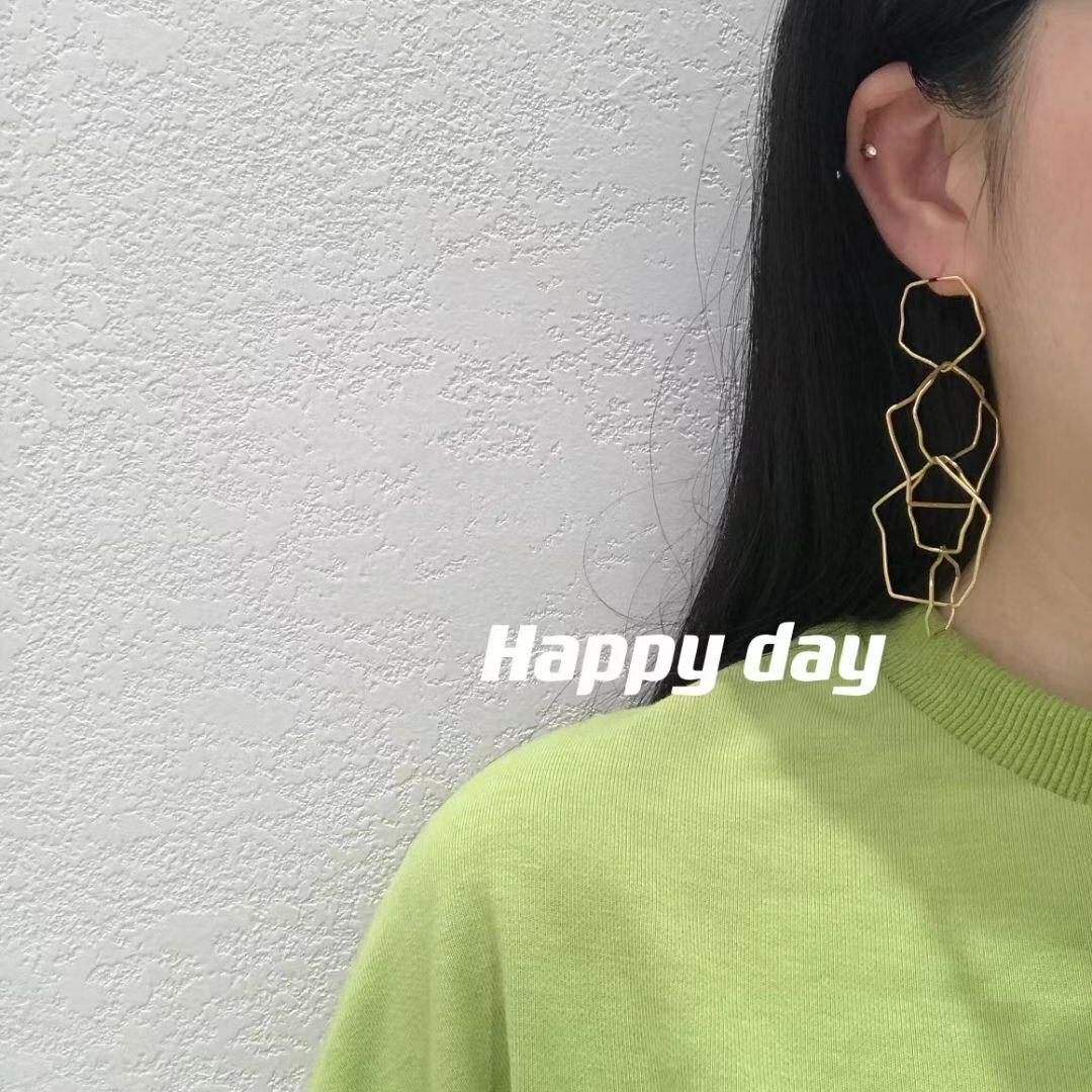 韩国Happy day饰品 银针