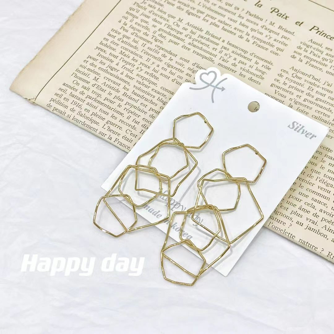 韩国Happy day饰品 银针