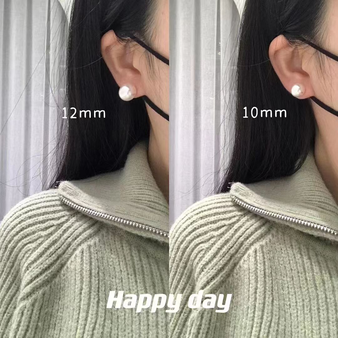 韩国Happy day饰品 施华洛珍珠➕纯银