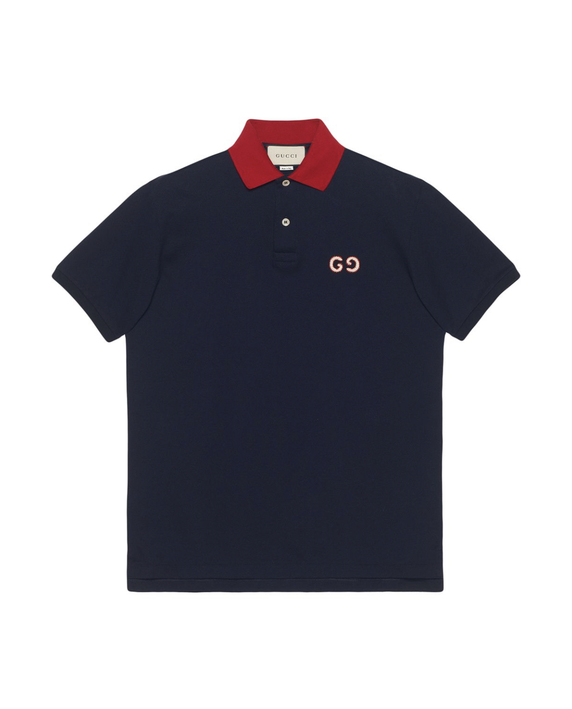 gucci polo with gg embroidery