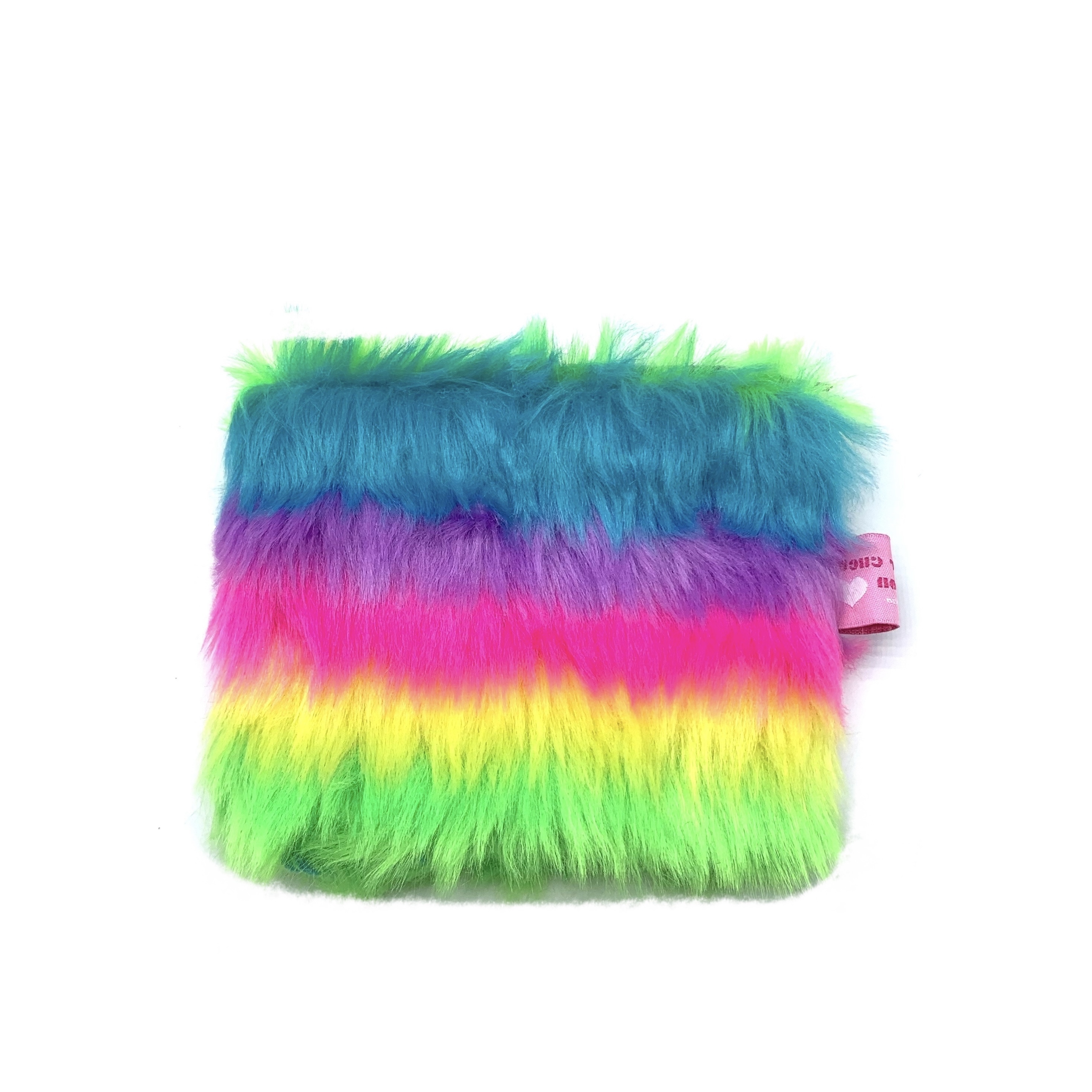 JCC 螢光彩虹方型零錢包