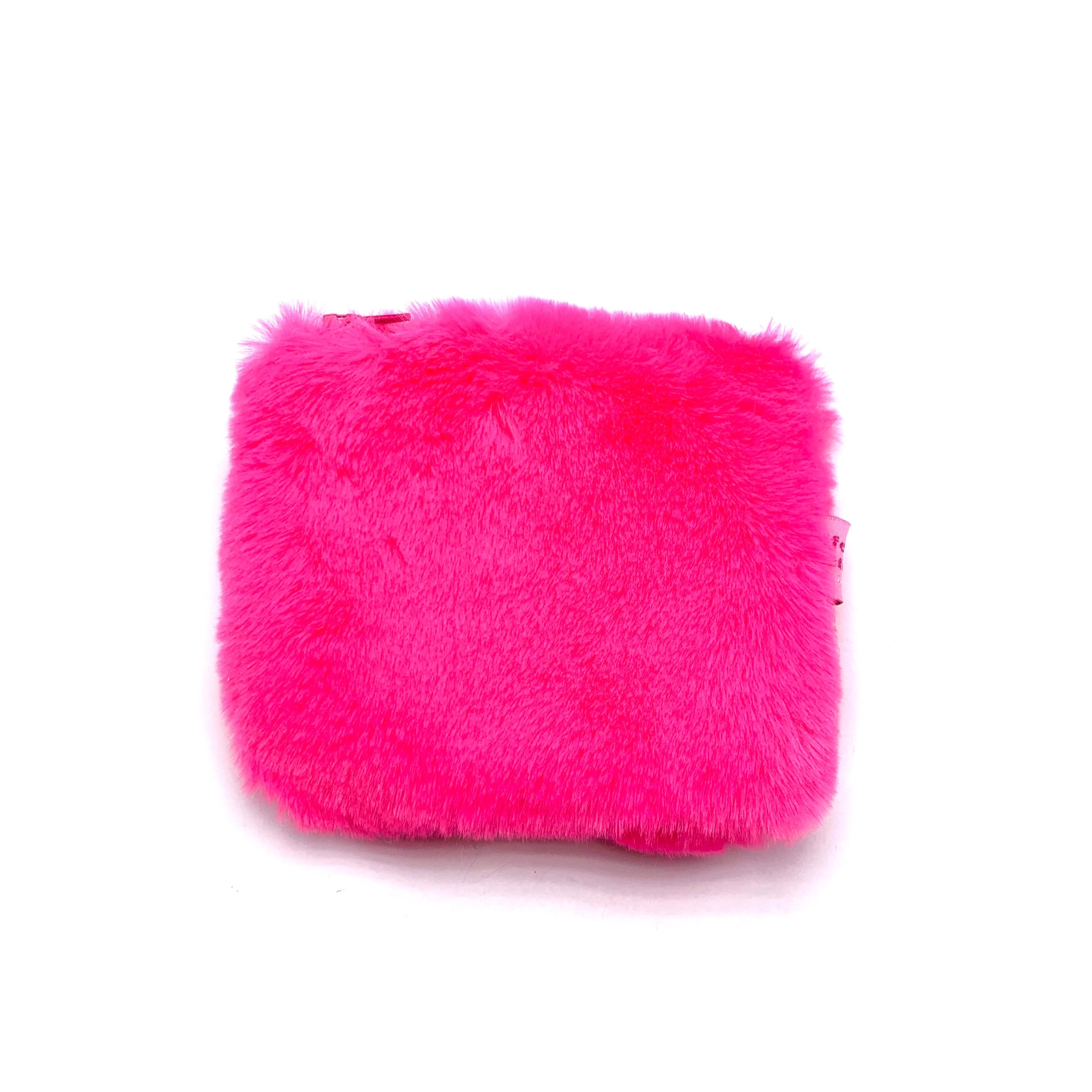 JCC 螢光桃紅方型零錢包