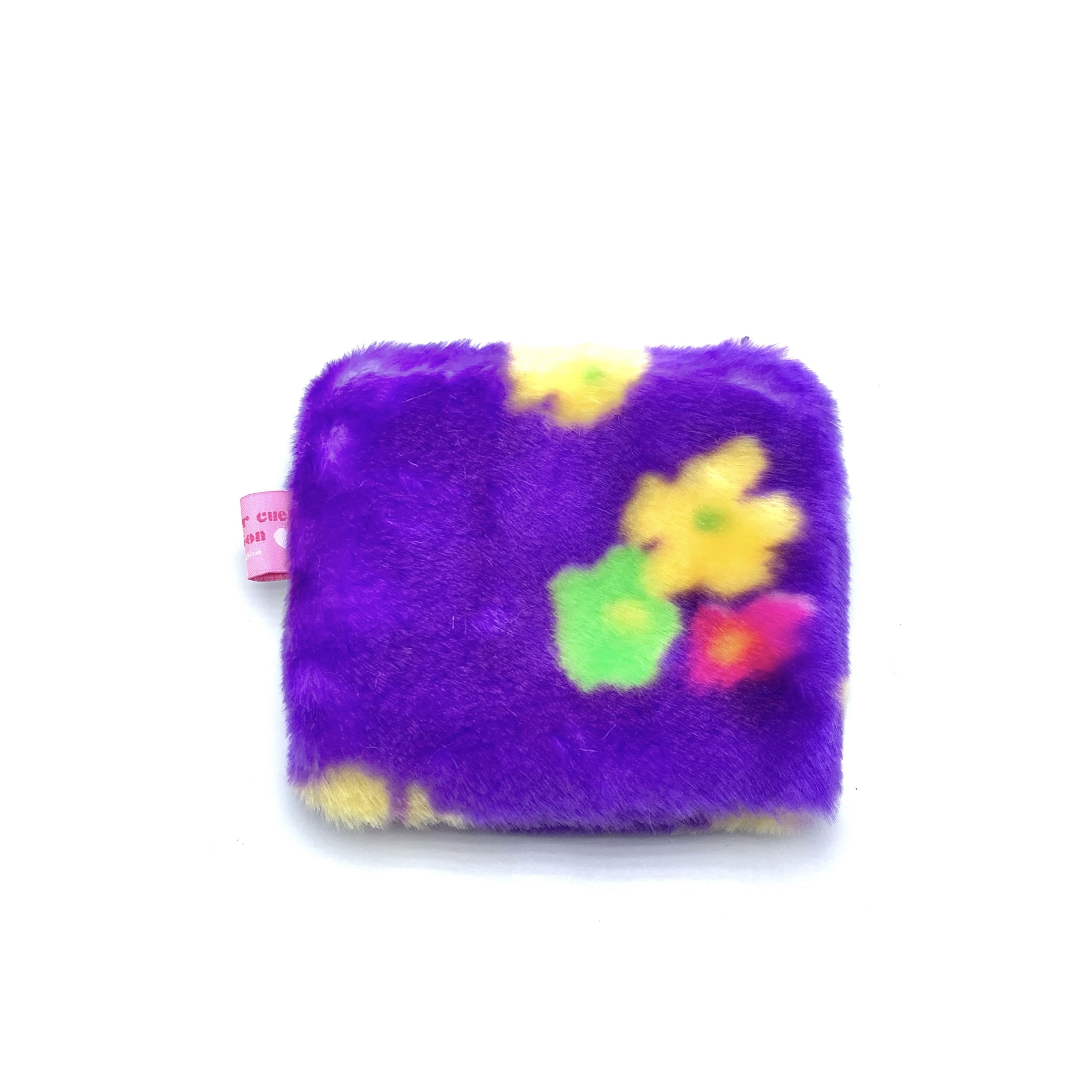 JCC 紫色小花方型零錢包