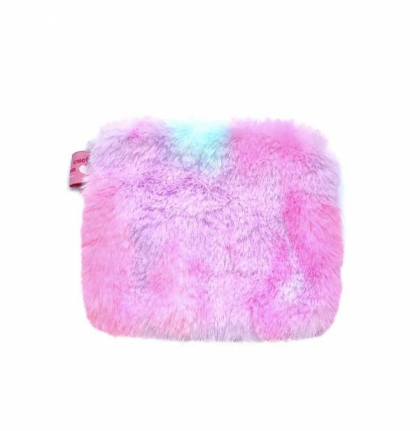 JCC 紫色渲染方型零錢包