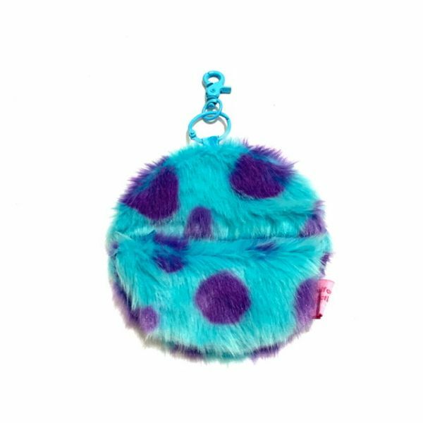 JCC 藍色大波點圓圓零錢包掛飾