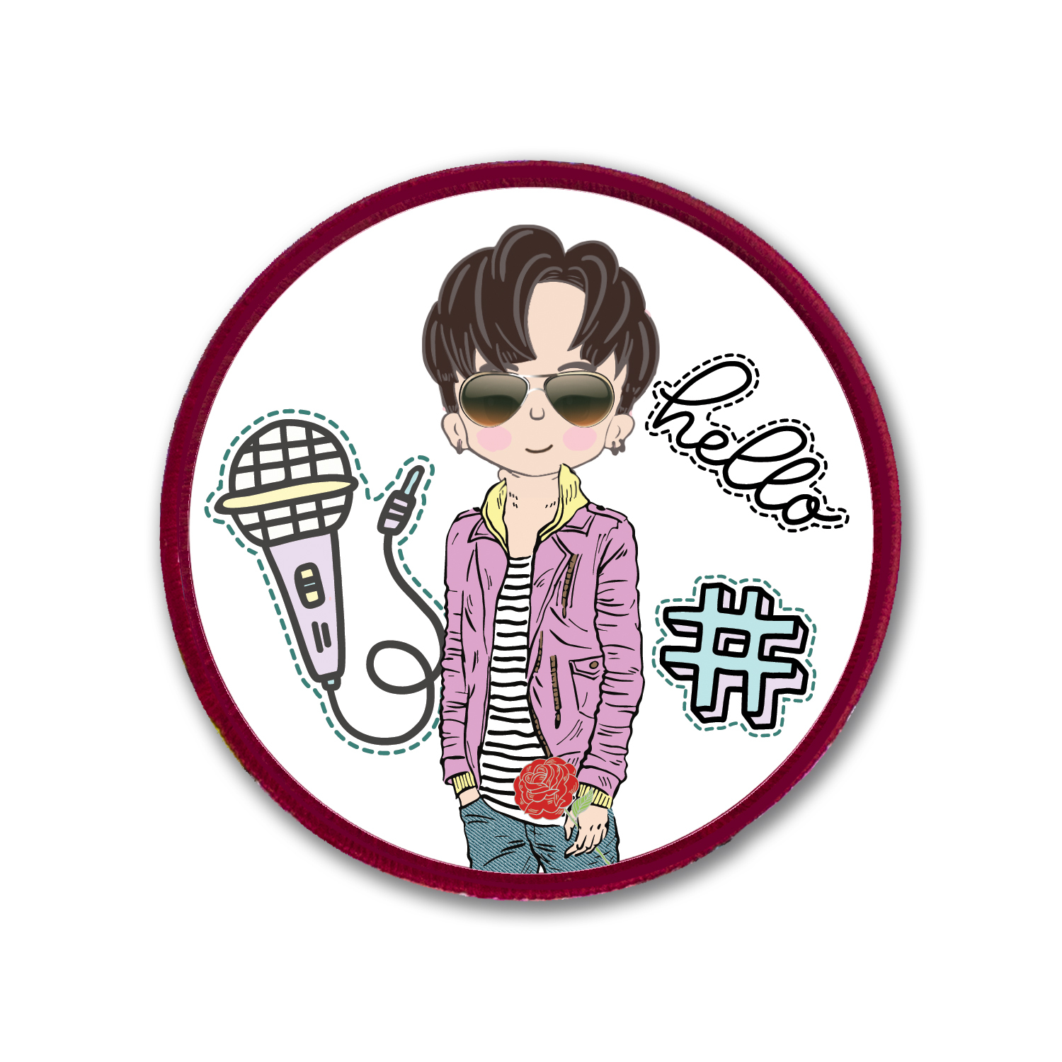 無限創意徽章 - Cool Boy