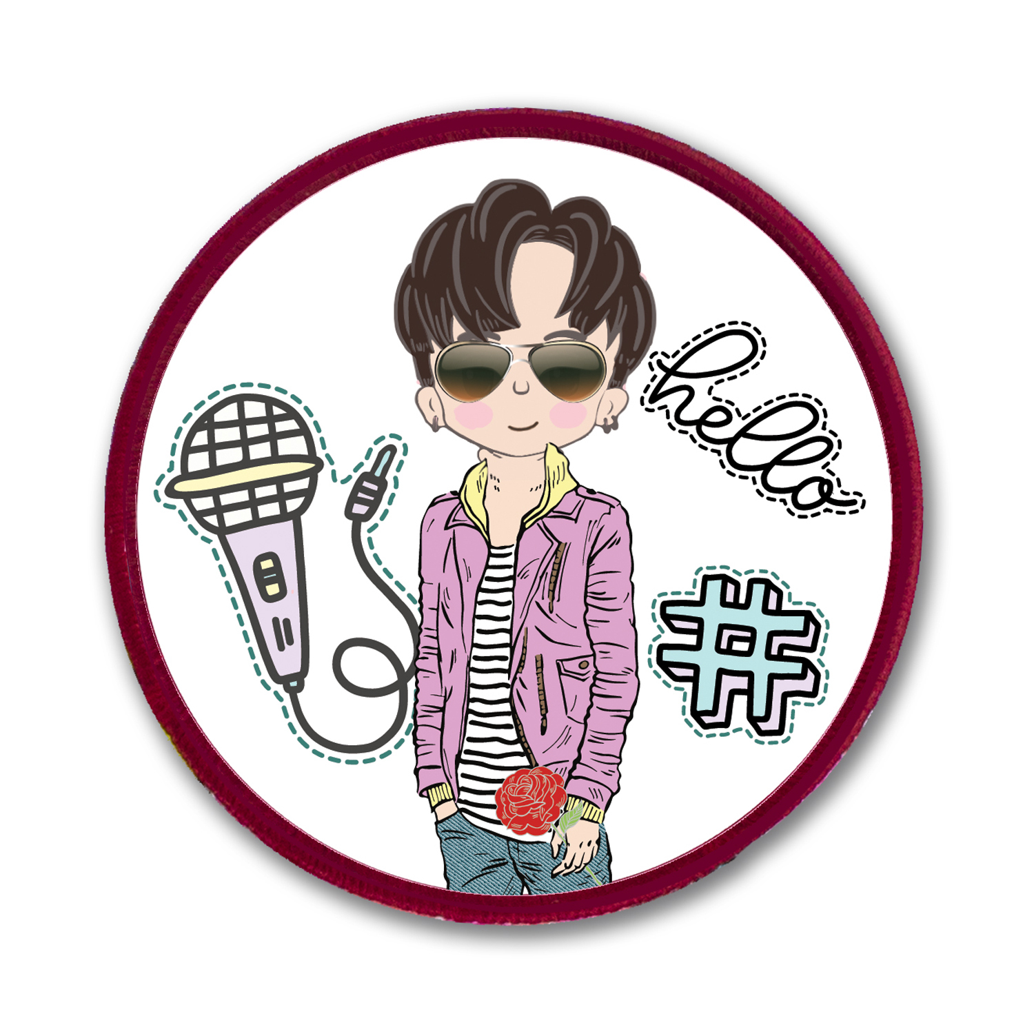 無限創意徽章 - Cool Boy