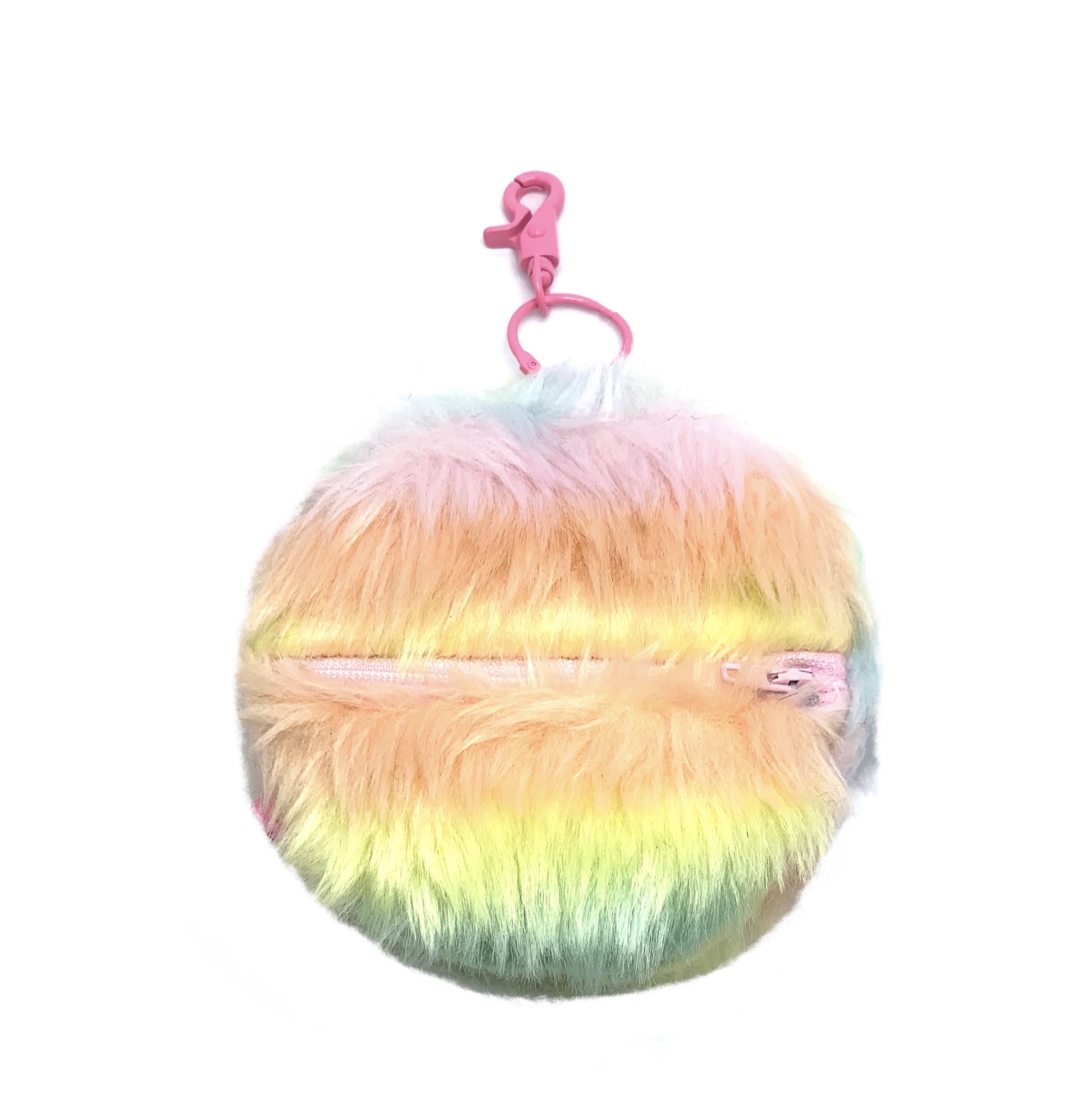 JCC 粉彩虹圓圓零錢包掛飾