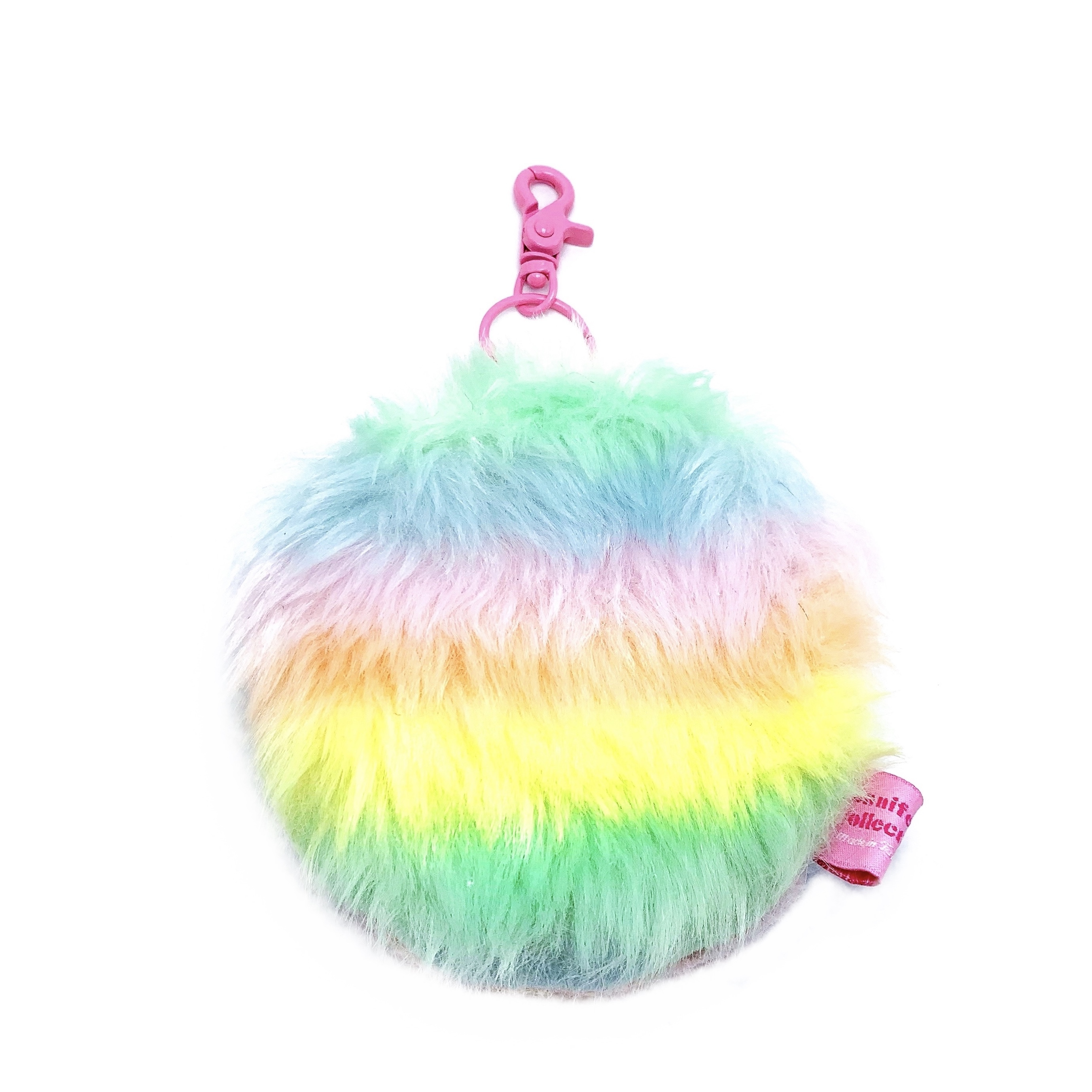 JCC 粉彩虹圓圓零錢包掛飾