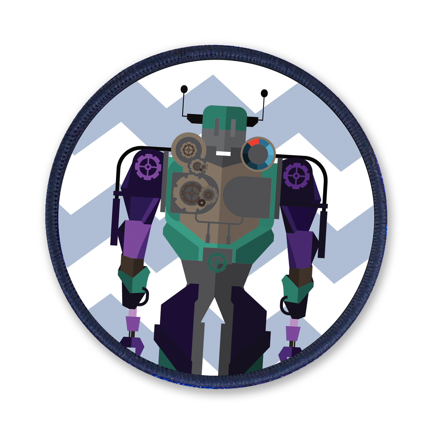 無限創意徽章 - White Robot