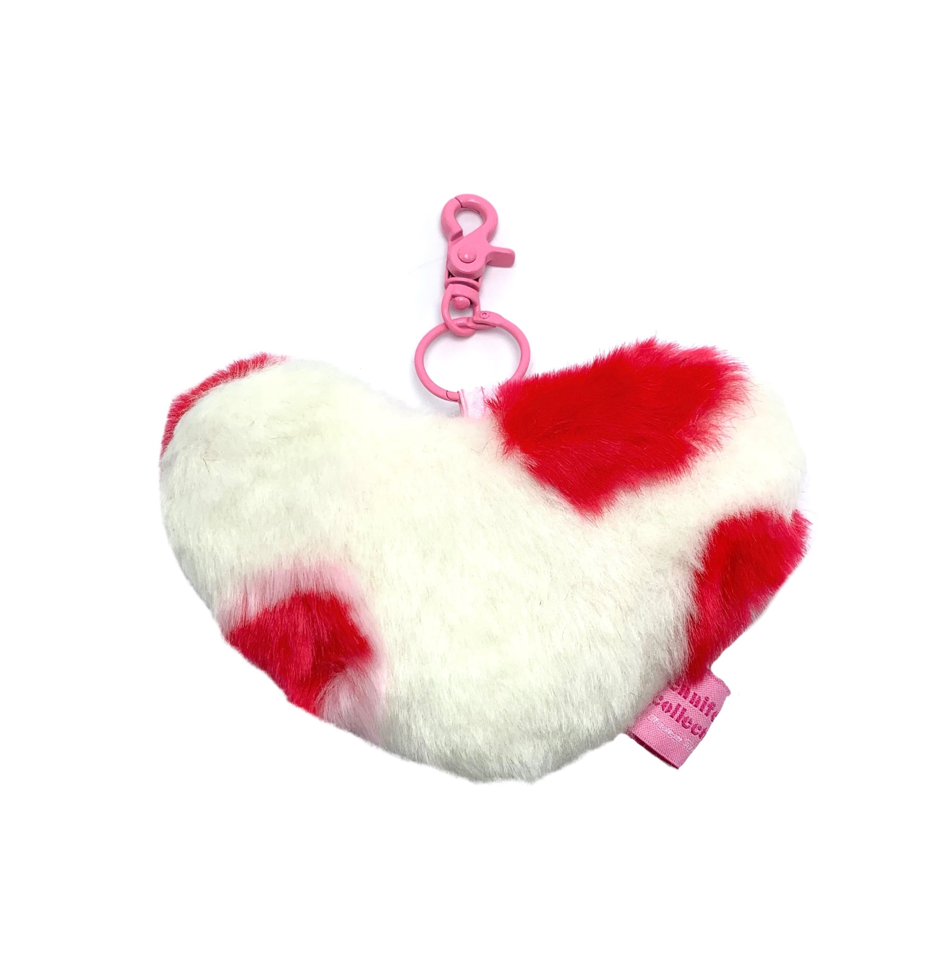 JCC 白色愛心零錢包掛飾