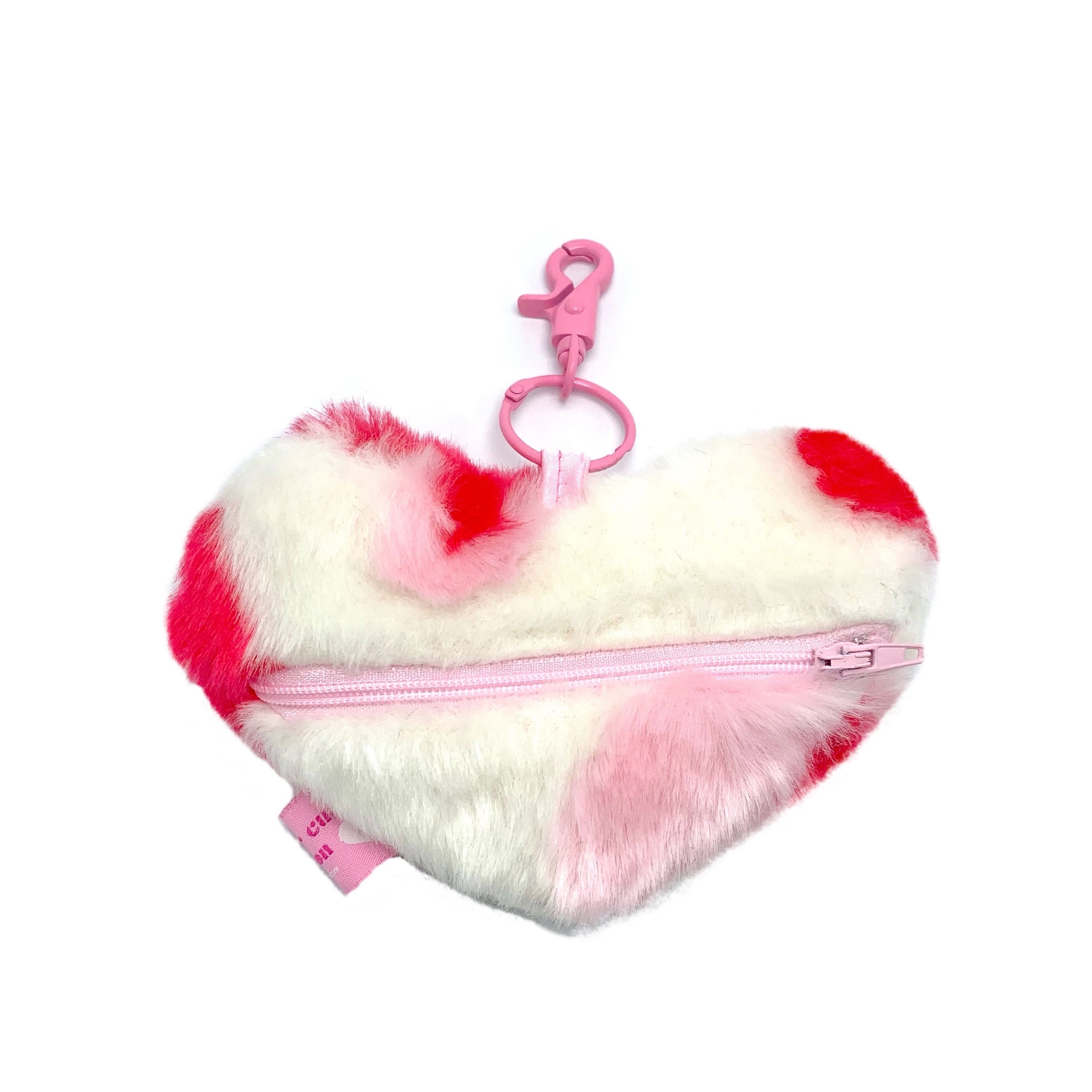 JCC 白色愛心零錢包掛飾