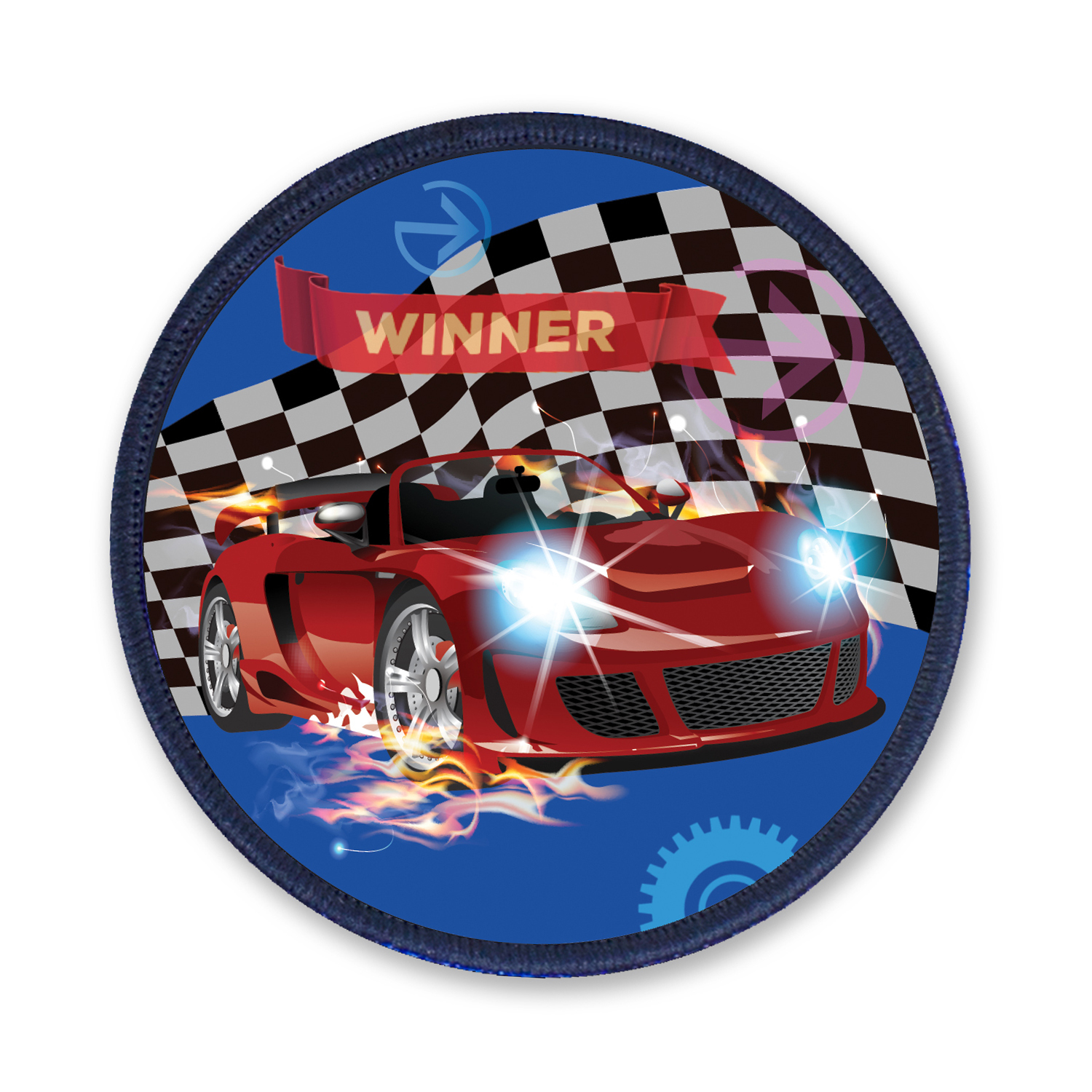 無限創意徽章 - Racing Car