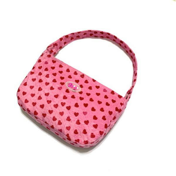 JCC 粉紅愛心法棍包