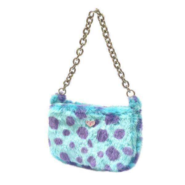 JCC 藍色波點鏈帶法棍包