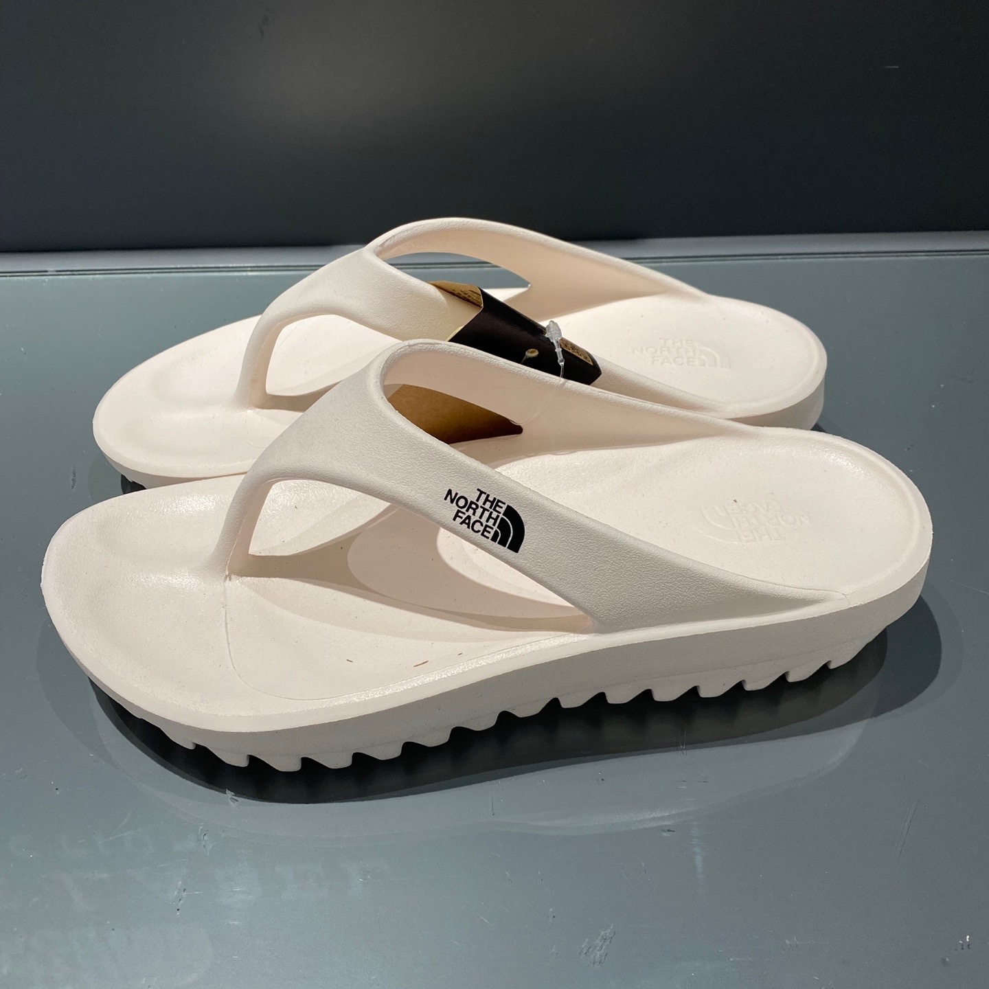 THE NORTH FACE 白標限定 夏季新款 人字拖 夾腳拖 淺綠 奶茶 象牙白  NS98N06