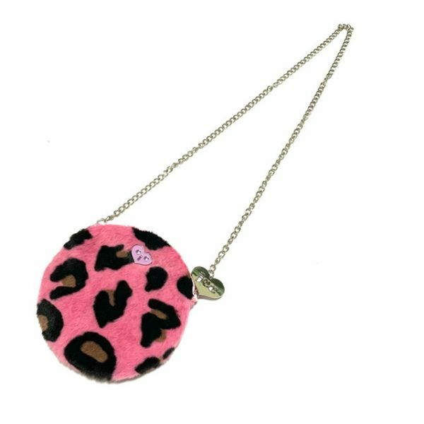 JCC 90‘s 桃紅豹紋圓圓包