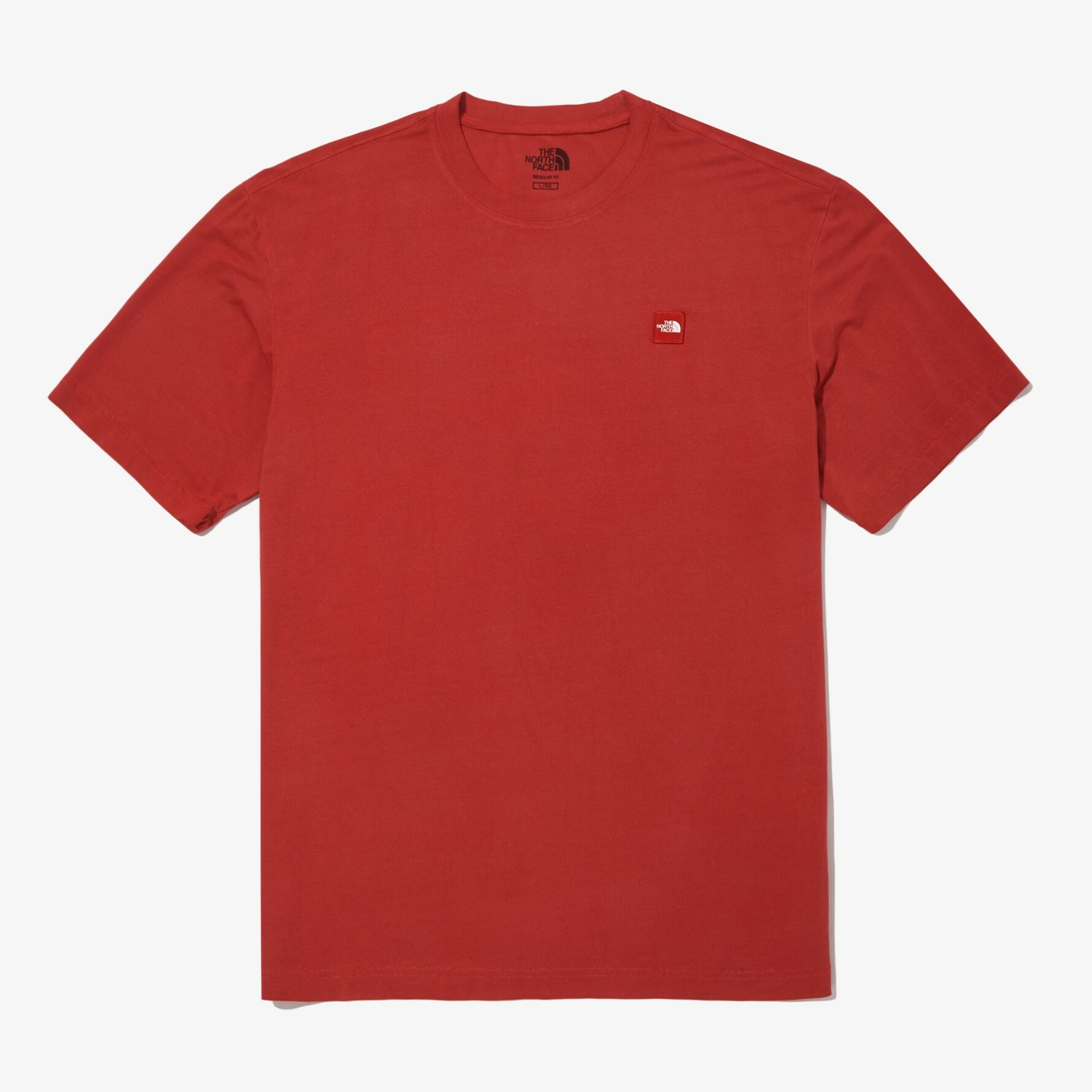 THE NORTH FACE 白標限定 MINI LOGO 繡章 短袖 短T 紅 NT7UN19L