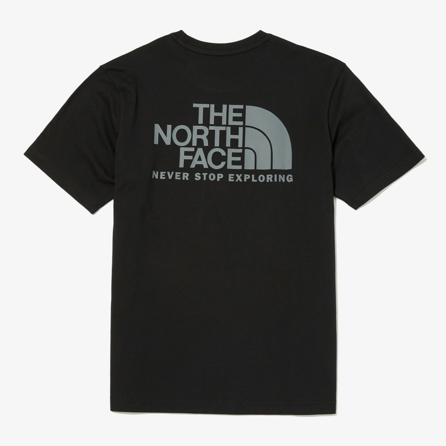 THE NORTH FACE 純棉 基本款 大LOGO 短袖 短T 黑 NT7UN06A