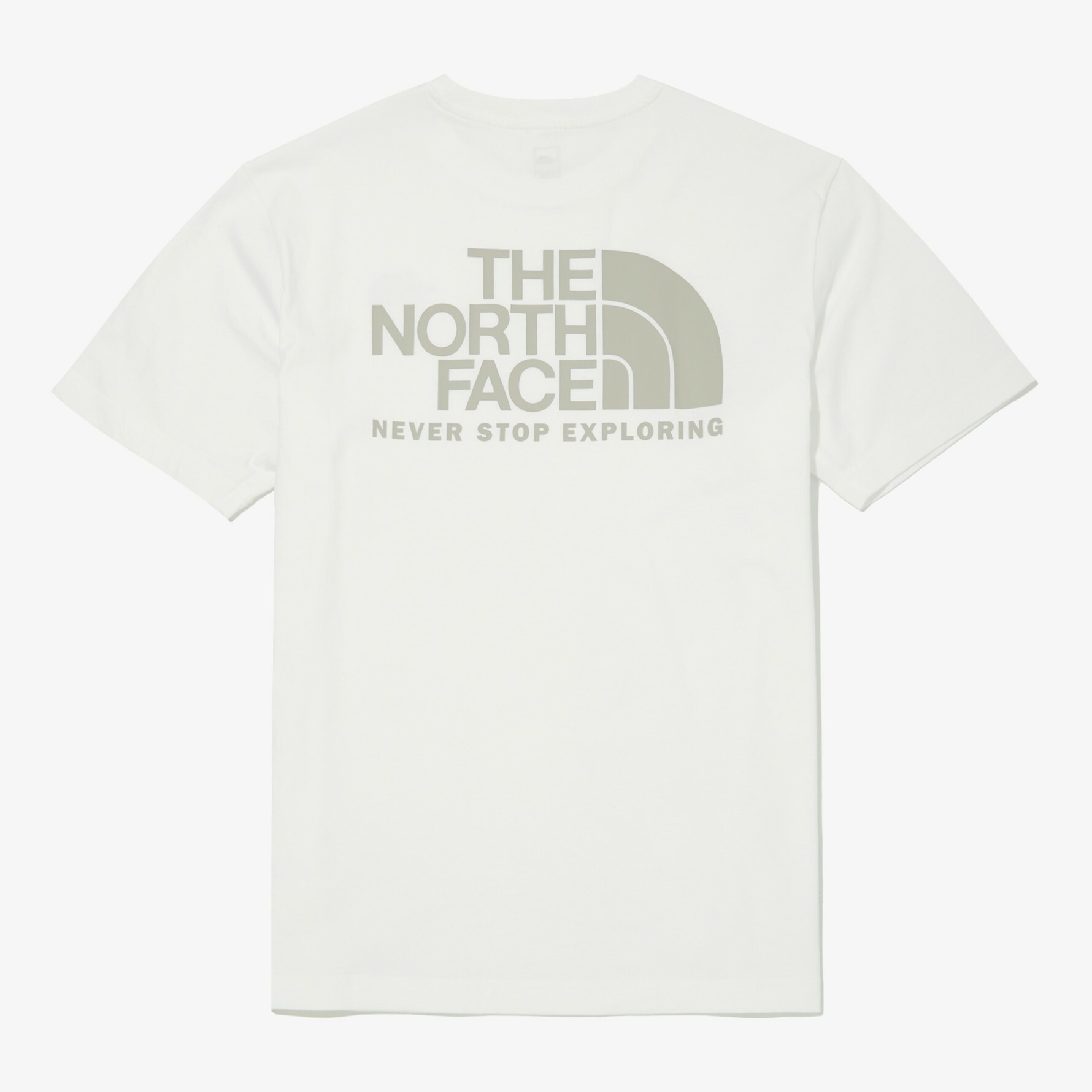 【吉米.tw】韓國代購 THE NORTH FACE 純棉 基本款 大LOGO 短袖 短T 白 NT7UN06B