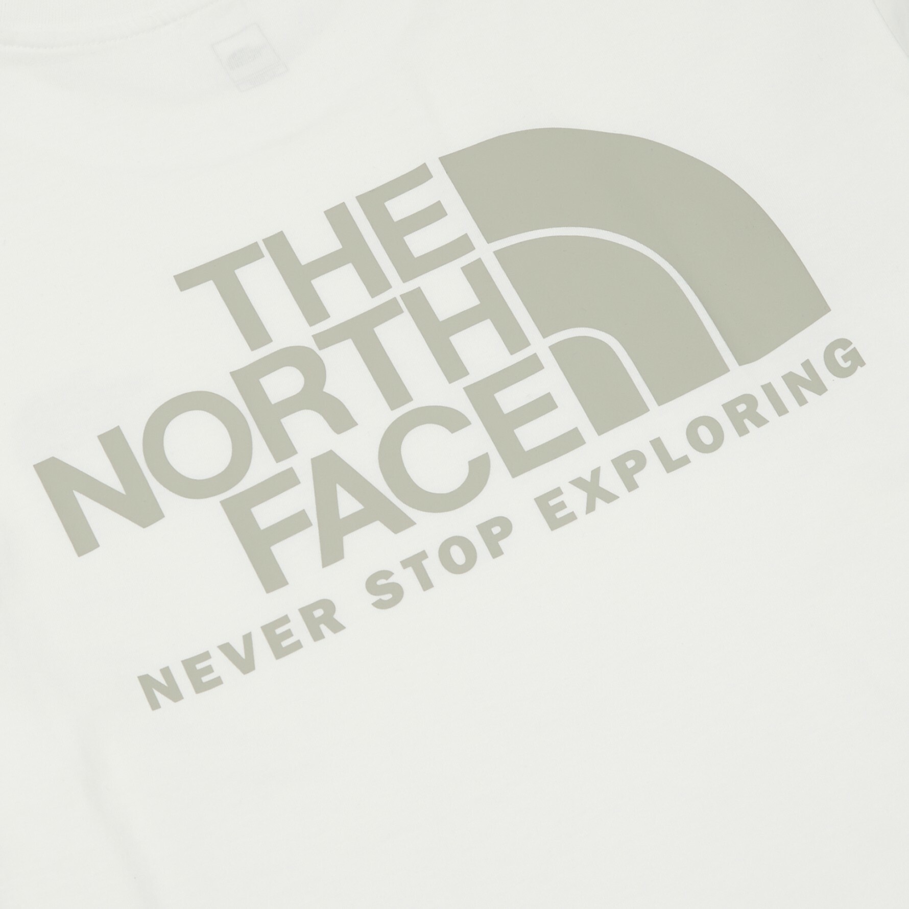 【吉米.tw】韓國代購 THE NORTH FACE 純棉 基本款 大LOGO 短袖 短T 白 NT7UN06B