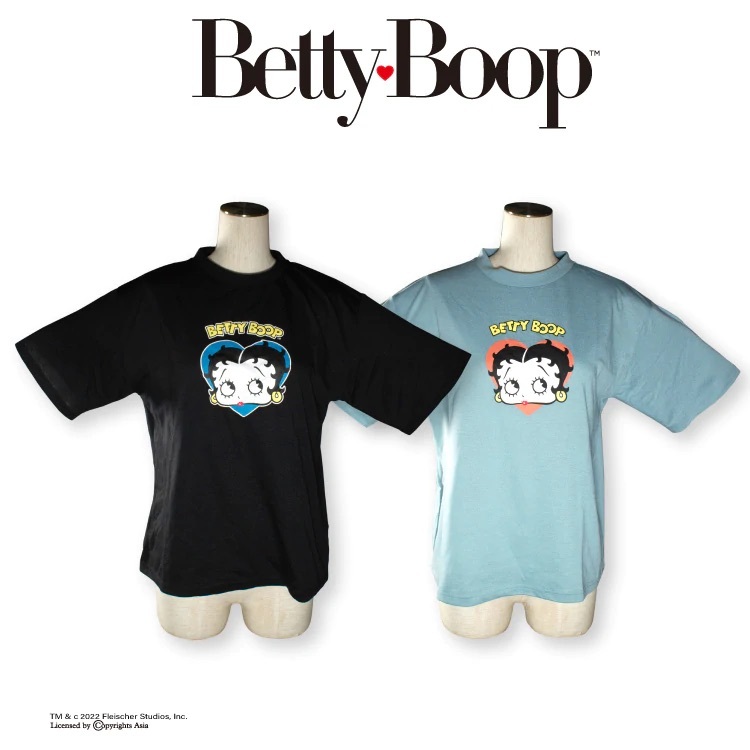 Betty Boop 貝蒂愛心造型卡通T