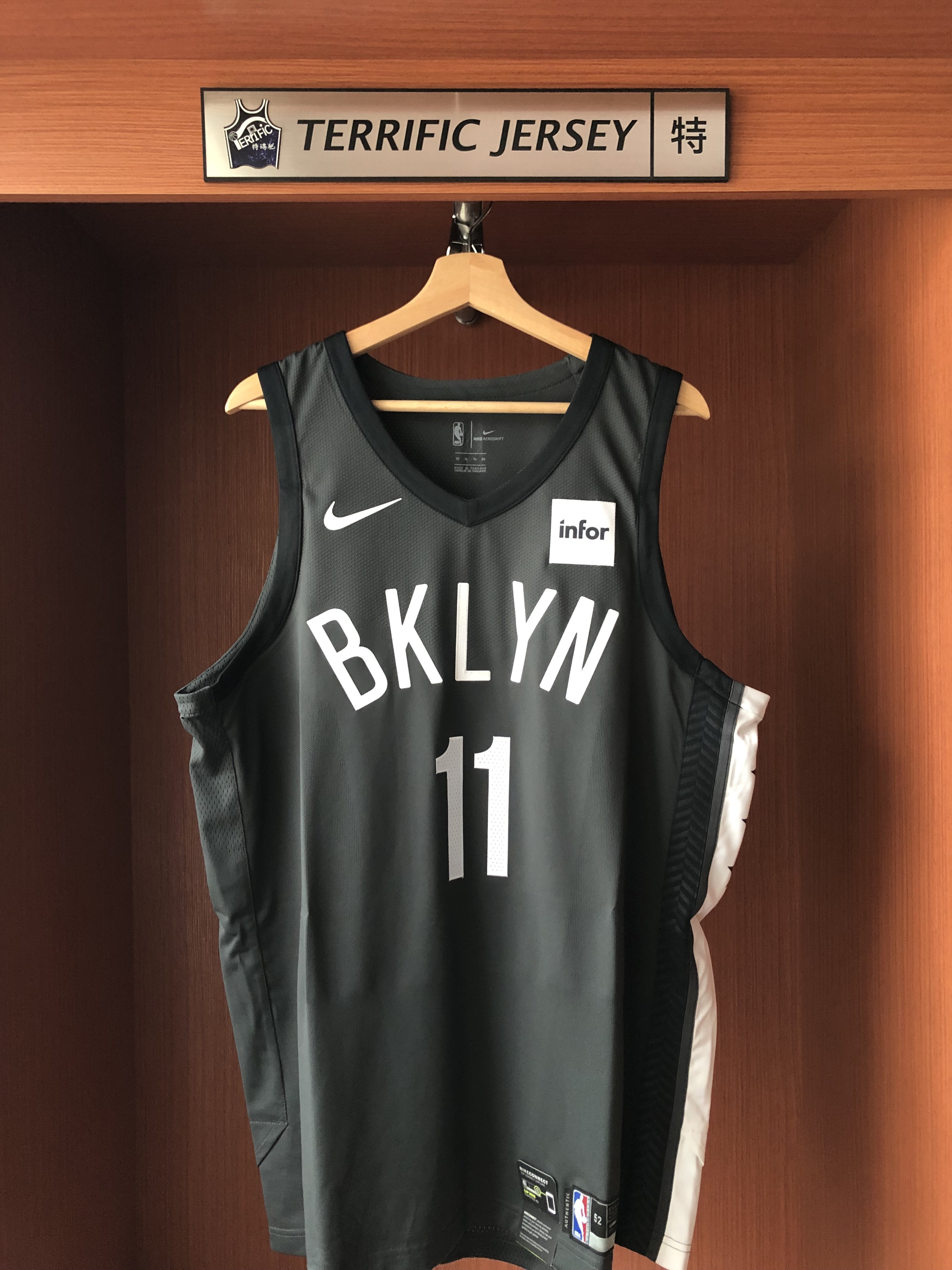 NBA球衣 Kyrie Irving Uncle Drew 布魯克林籃網黑星 綽號 Statement Nike Authentic 球員版 電繡 含贊助商標 全新