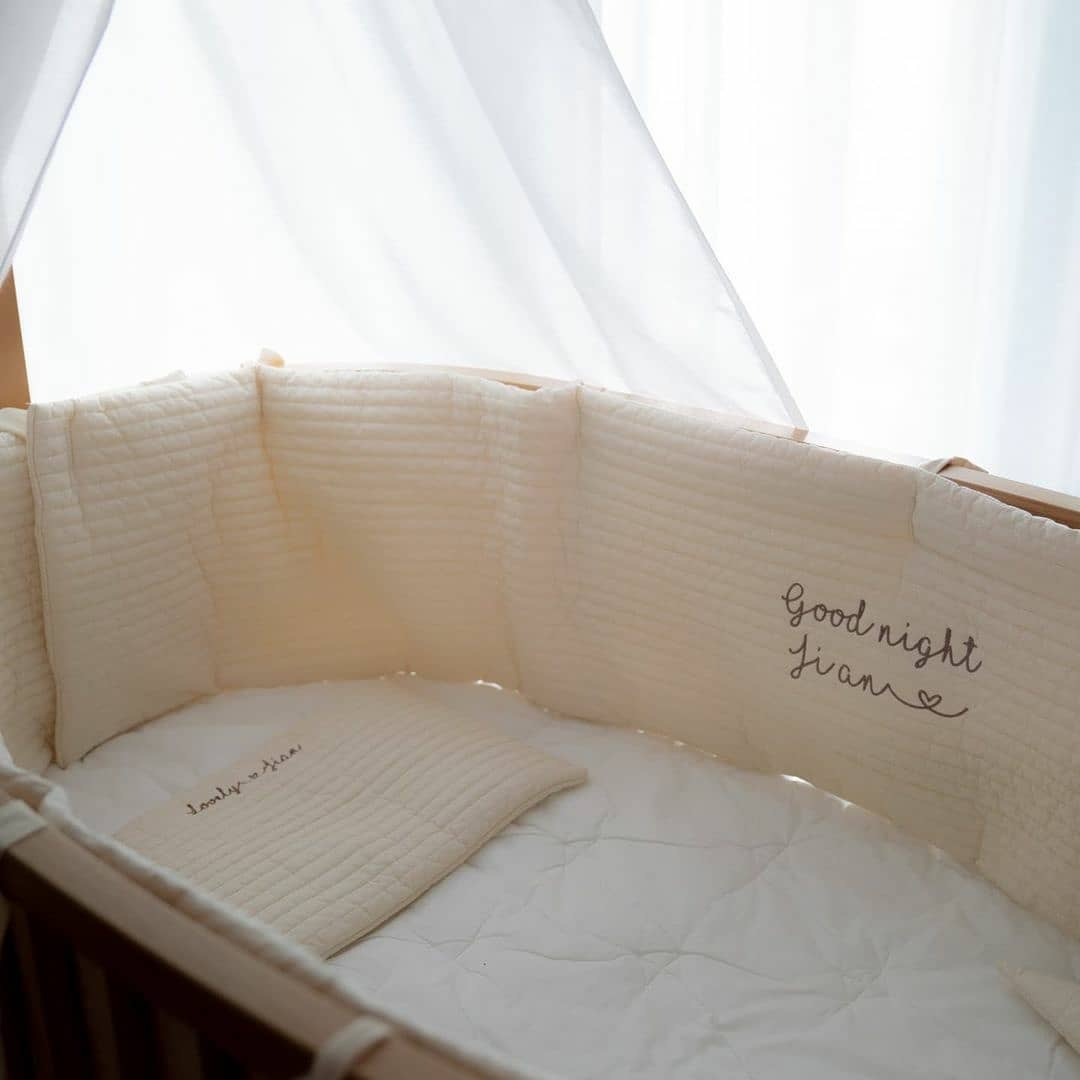 🤍韓國手工純白刺繡名床圍