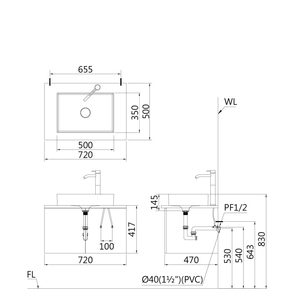 凱撒 浴櫃組推薦型號 LF5254,EH4720A/BT223C 立體盆浴櫃組