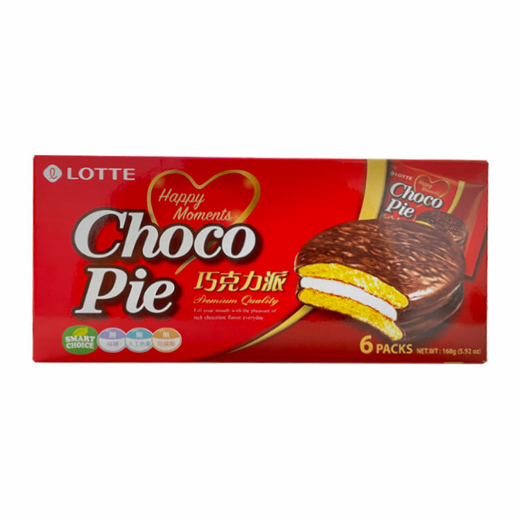 【樂天LOTTE】巧克力派 ( 6入/12入)