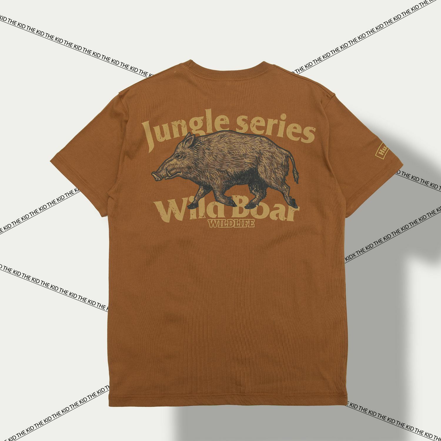 KID ® 復刻動物系列 野山豬標語 短T
